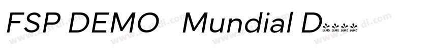 FSP DEMO   Mundial D字体转换